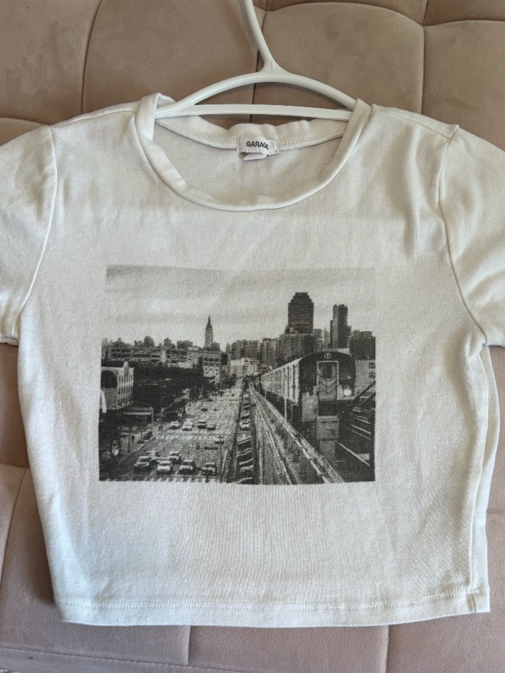 Garage - Cropped t-shirt - White - XS